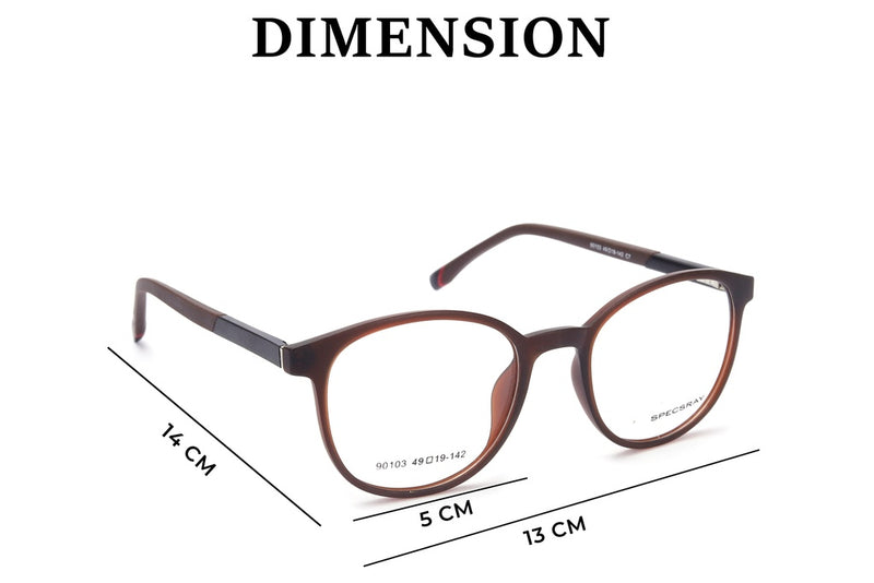 Round Full Rim Eyeglasses For Men And Women