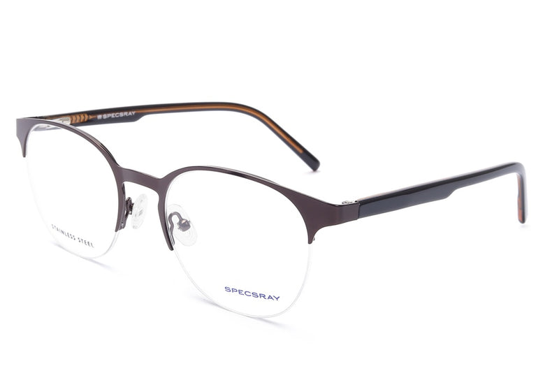 Round Half Rim Eyeglasses For Men And Women