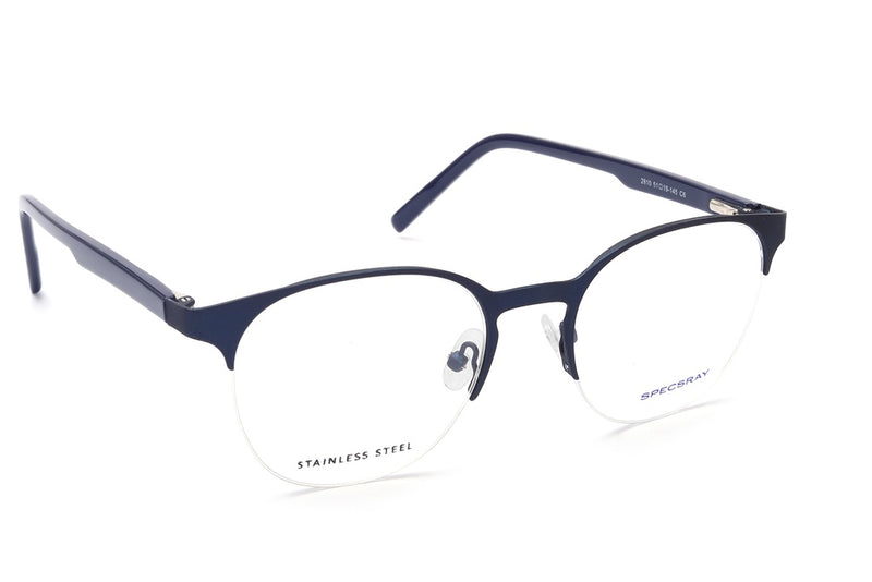 Round Half Rim Eyeglasses For Men And Women