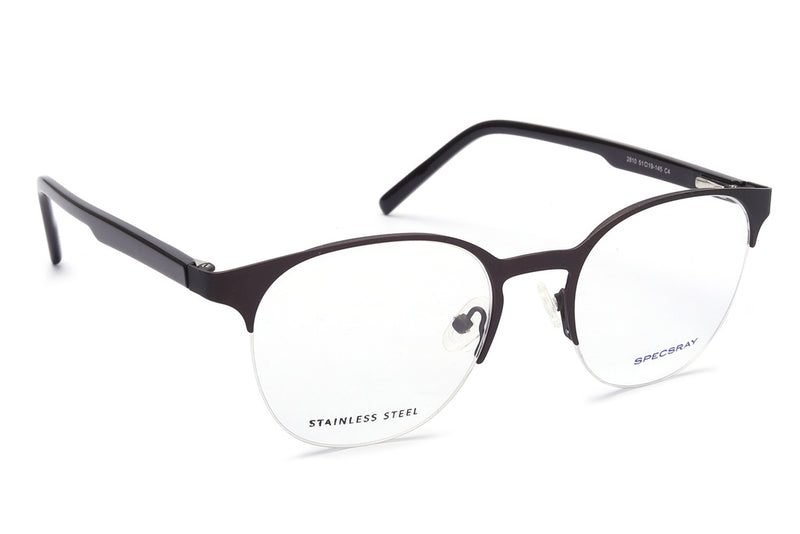 Round Half Rim Eyeglasses For Men And Women