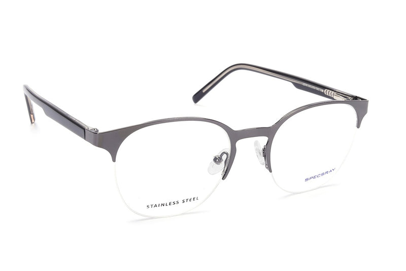 Round Half Rim Eyeglasses For Men And Women