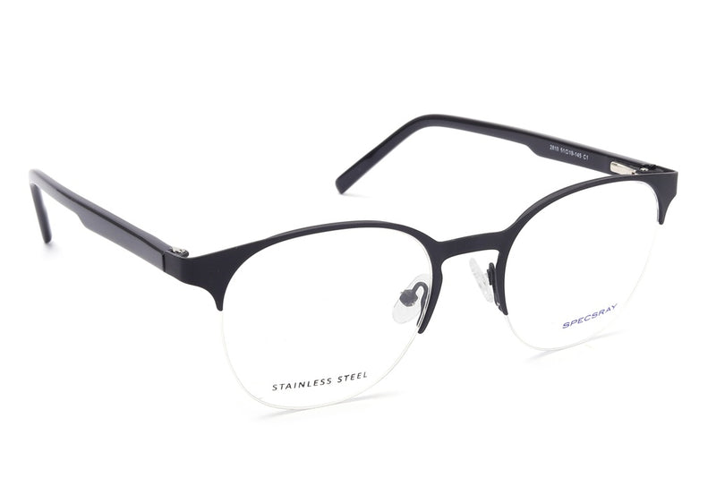 Round Half Rim Eyeglasses For Men And Women