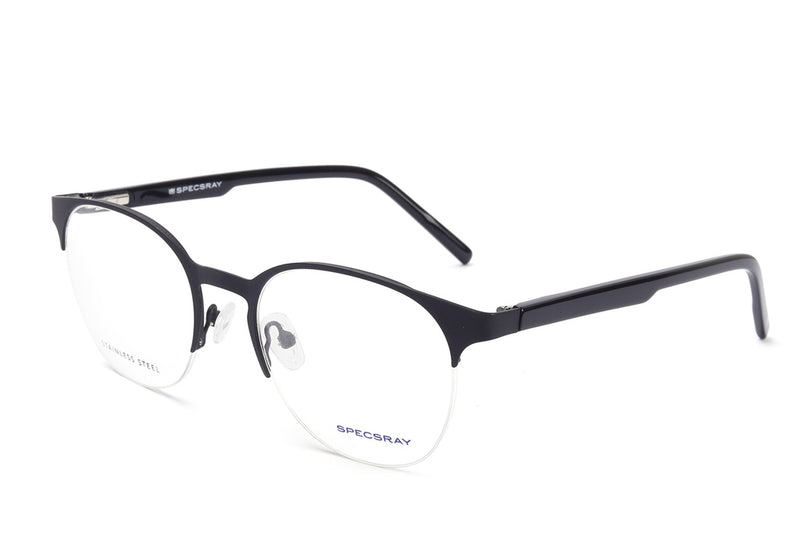 Round Half Rim Eyeglasses For Men And Women