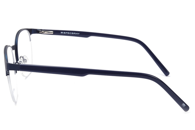 Round Half Rim Eyeglasses For Men And Women