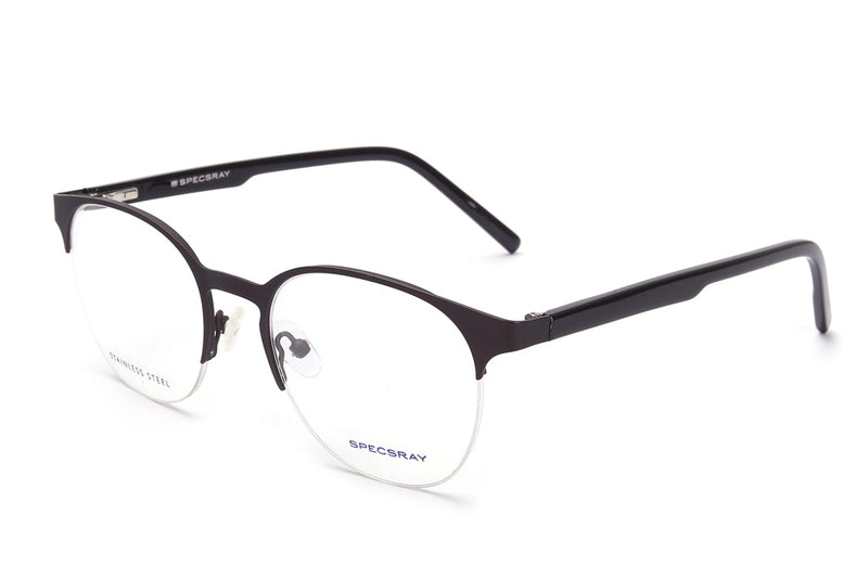 Round Half Rim Eyeglasses For Men And Women