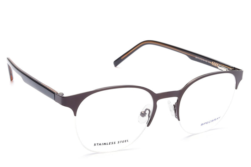 Round Half Rim Eyeglasses For Men And Women