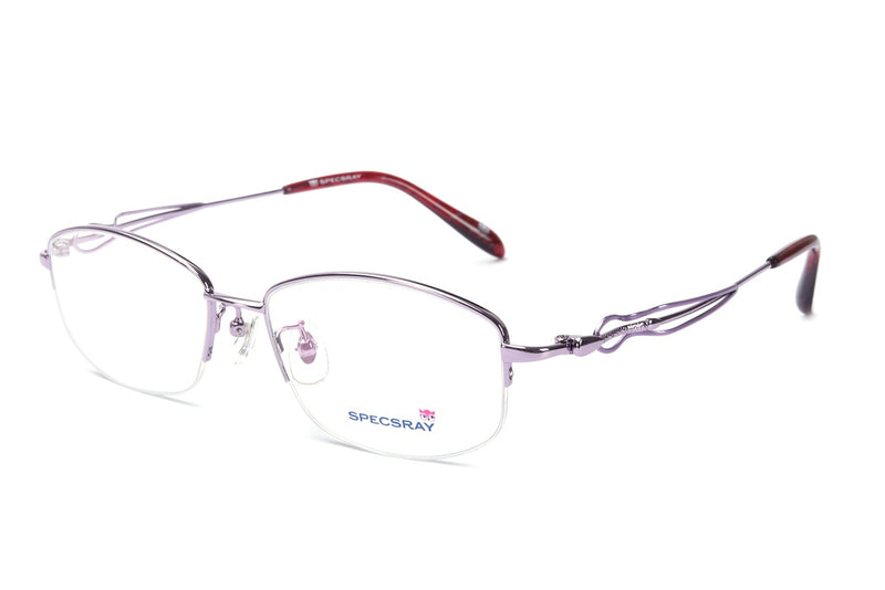 Cateye Half Rim Eyeglasses For Women