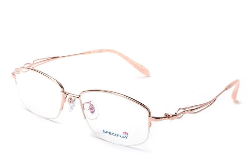 Cateye Half Rim Eyeglasses For Women