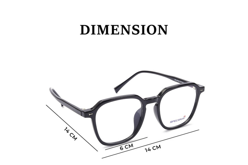 Geometric Full Rim Computer glasses For Men And Women