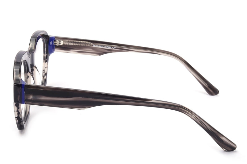 Geometric Full Rim Acetate For Unisex