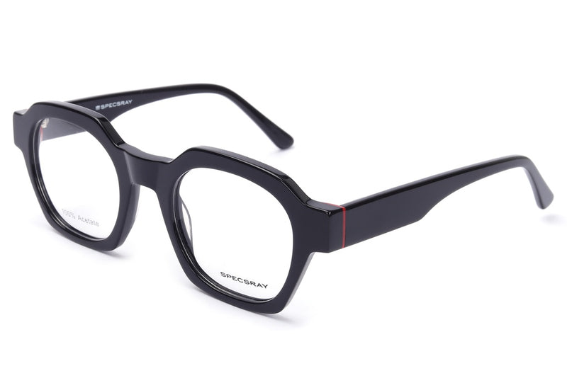 Geometric Full Rim Acetate For Unisex