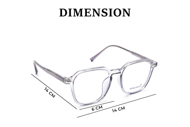 Geometric Full Rim Computer glasses For Men And Women