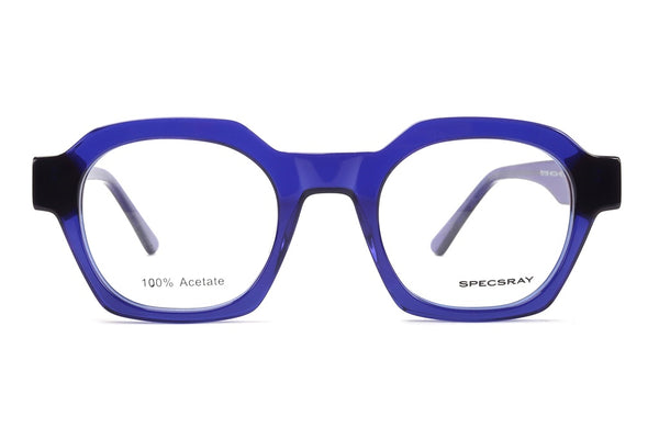 Geometric Full Rim Acetate For Unisex