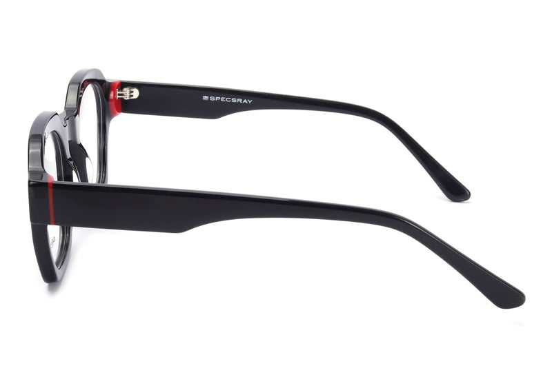 Geometric Full Rim Acetate For Unisex