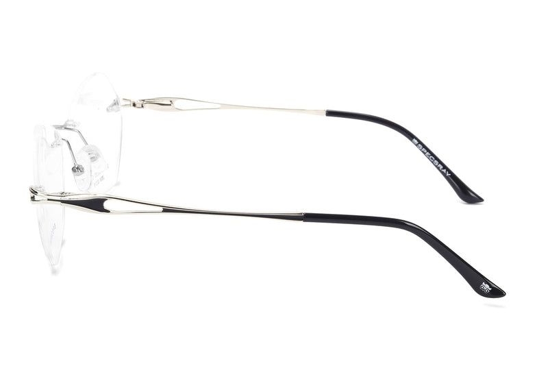 Geometric Rim Less Eyeglasses For Women