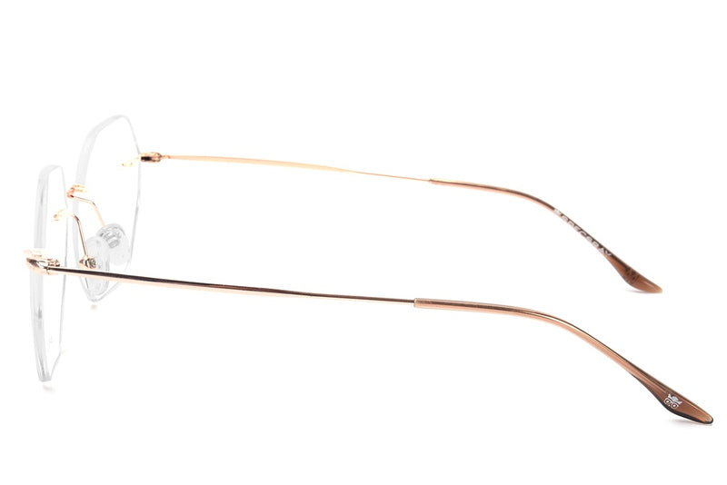 Geometric Rim Less Eyeglasses For Men And Women