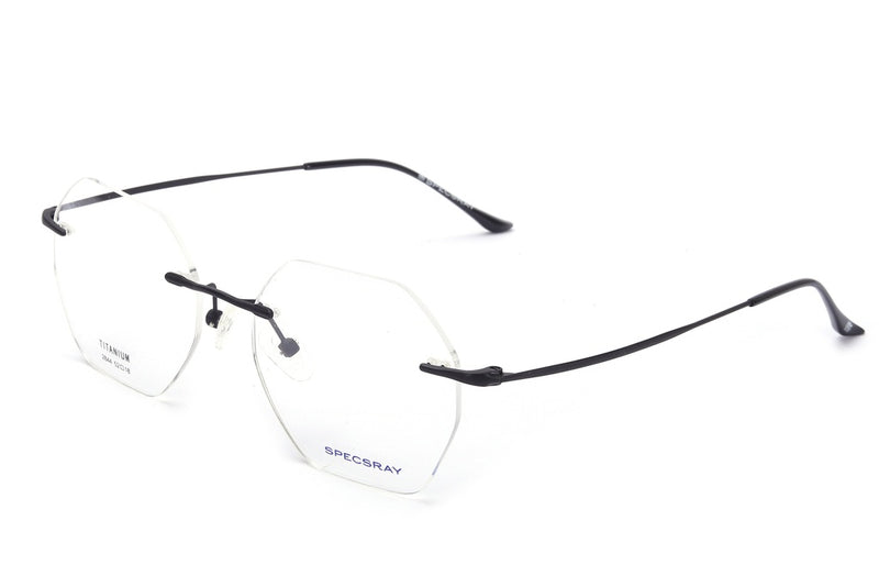 Geometric Rim Less Eyeglasses For Men And Women