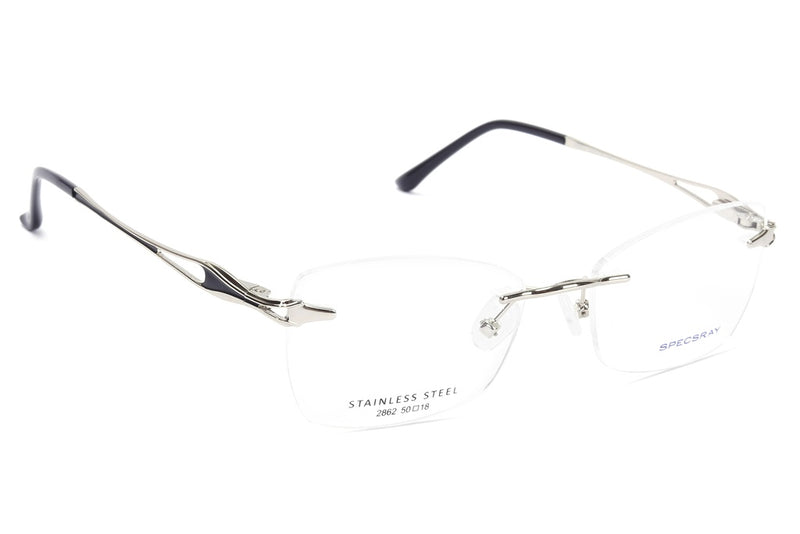 Cateye Rim Less Eyeglasses For Women