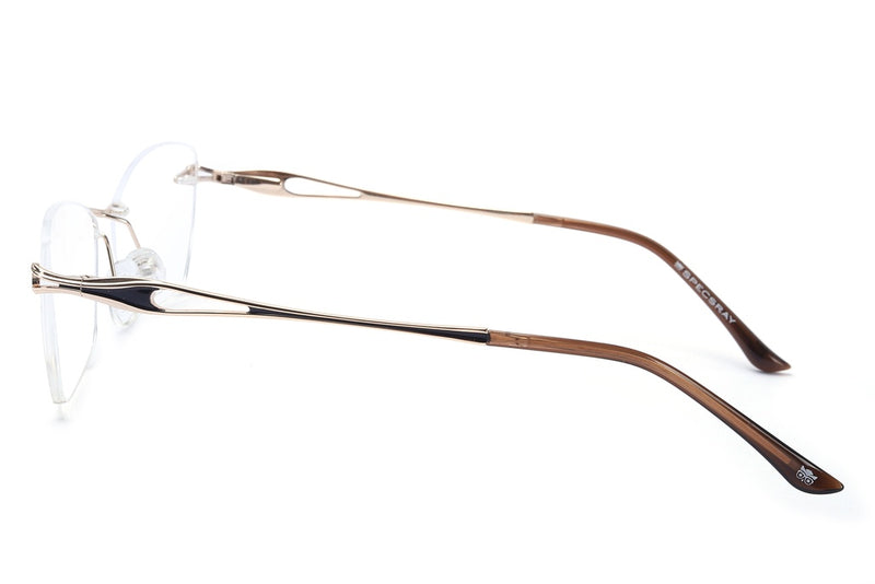 Cateye Rim Less Eyeglasses For Women