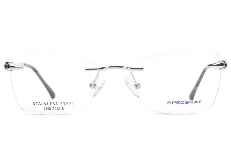 Cateye Rim Less Eyeglasses For Women