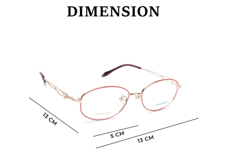 Cateye Full Rim Eyeglasses For Female