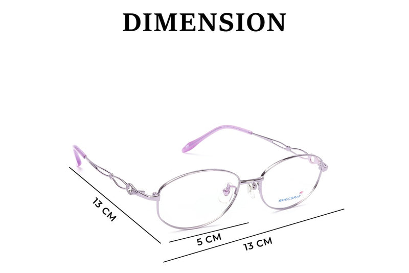 Cateye Full Rim Eyeglasses For Female