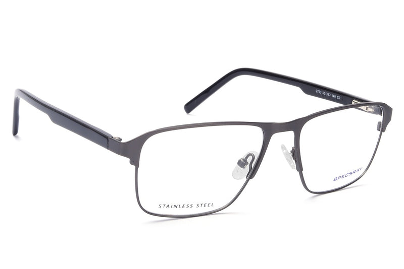 Rectangle Full Rim Eyeglasses For Men