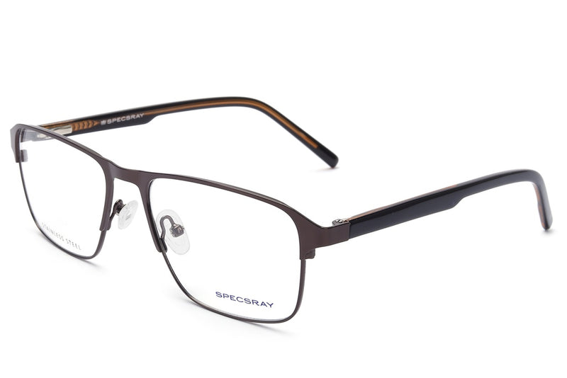 Rectangle Full Rim Eyeglasses For Men
