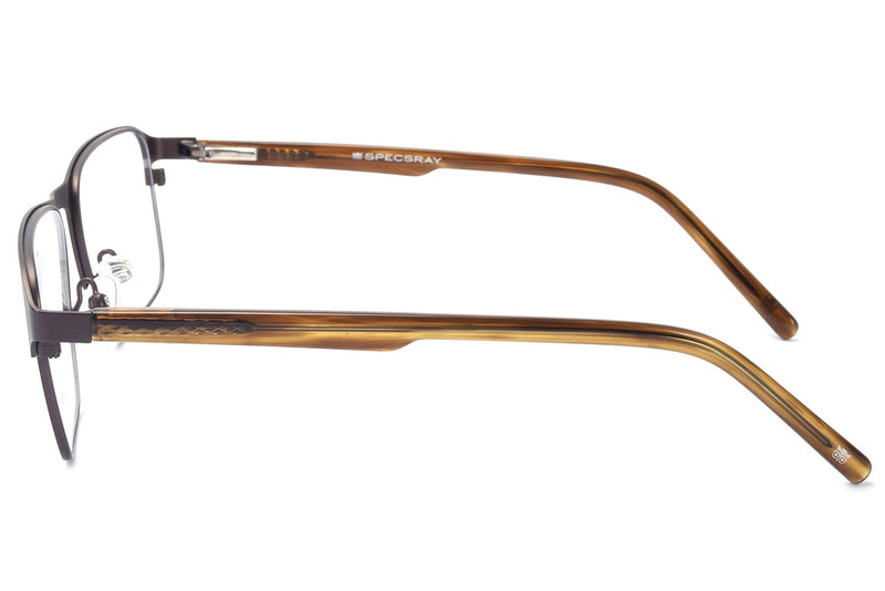 Rectangle Full Rim Eyeglasses For Men