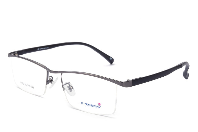 Rectangle Half Rim Eyeglasses For Men And Women