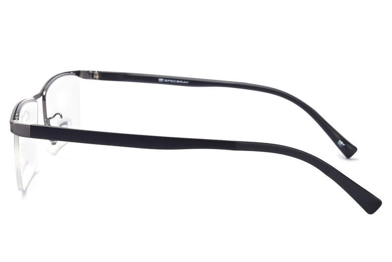 Rectangle Half Rim Eyeglasses For Men And Women