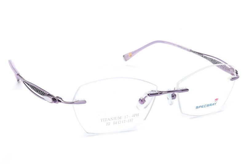 Rectangle Rimless Eyeglasses For Women