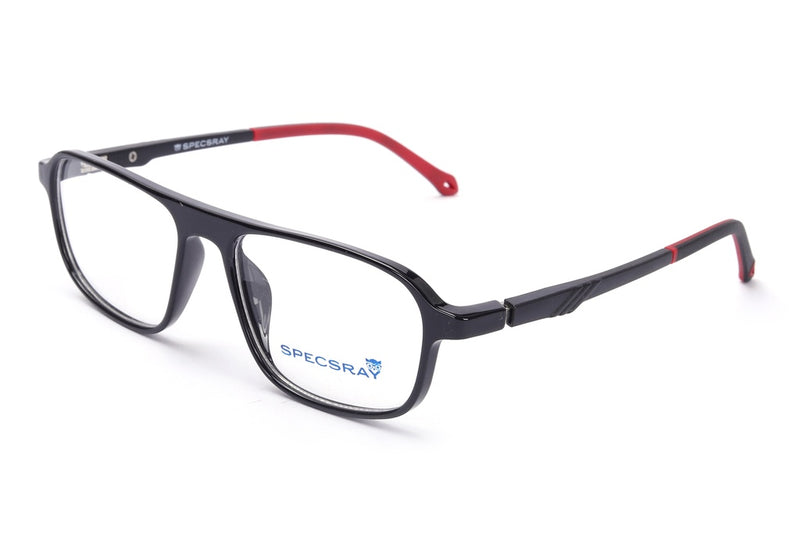 Rectangle Full Rim Eyeglasses For Kids