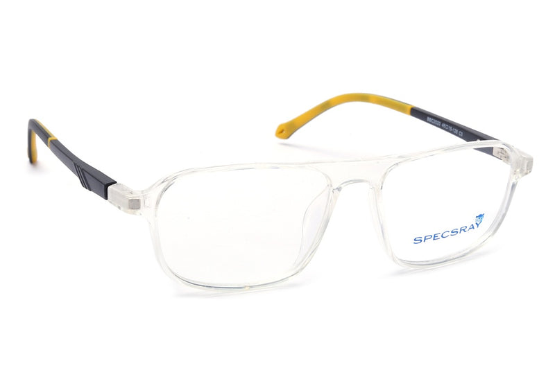 Rectangle Full Rim Eyeglasses For Kids
