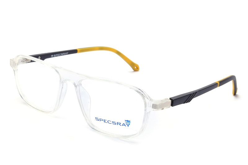Rectangle Full Rim Eyeglasses For Kids