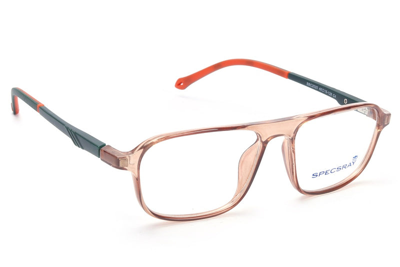 Rectangle Full Rim Eyeglasses For Kids