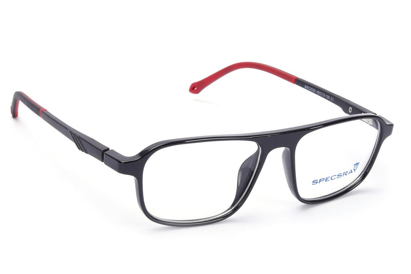 Rectangle Full Rim Eyeglasses For Kids