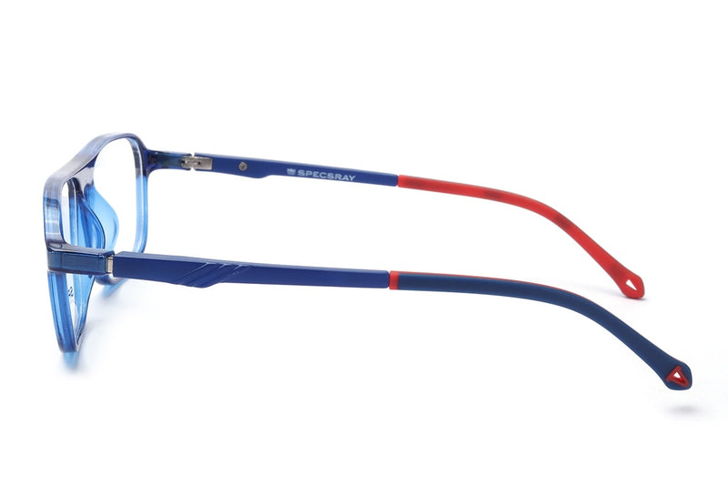 Rectangle Full Rim Eyeglasses For Kids