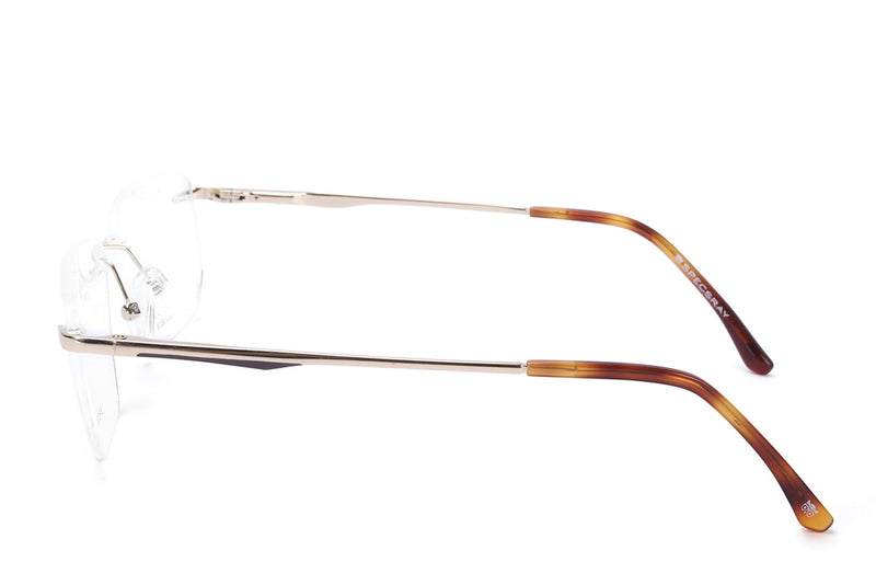 Rectangle Rim Less Eyeglasses For Men
