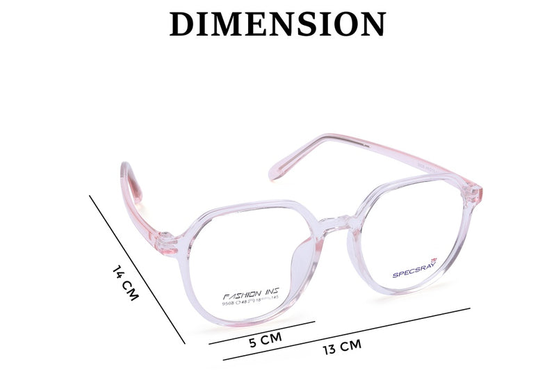 Round Full Rim Eyeglasses For Women