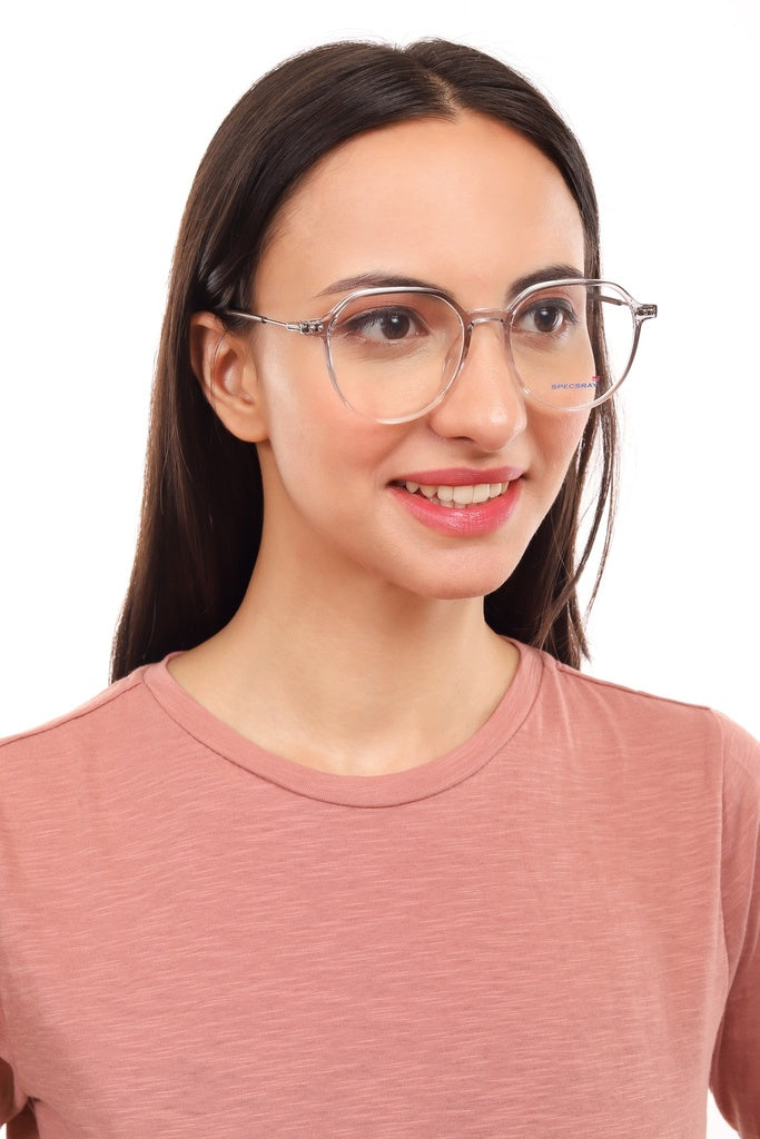 Hexagon Full Rim Computer glasses For Unisex