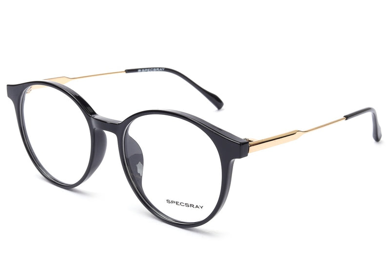 Round Full Rim Eyeglasses For Unisex