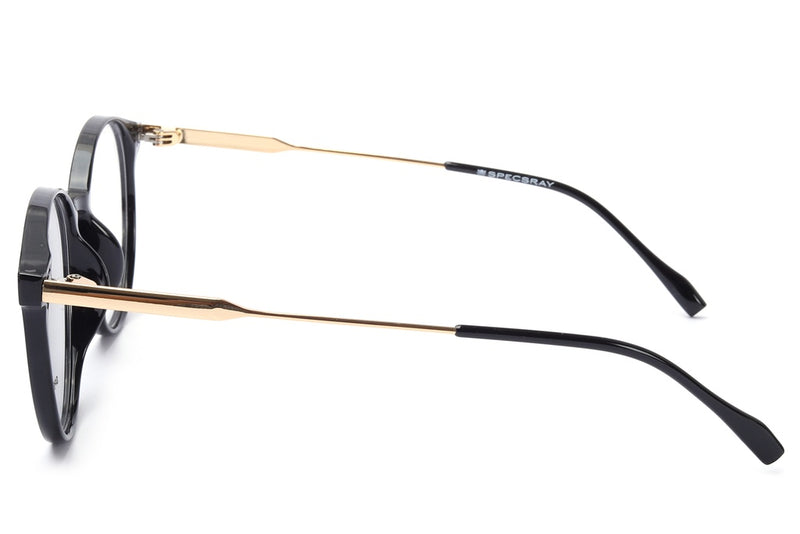 Round Full Rim Eyeglasses For Unisex