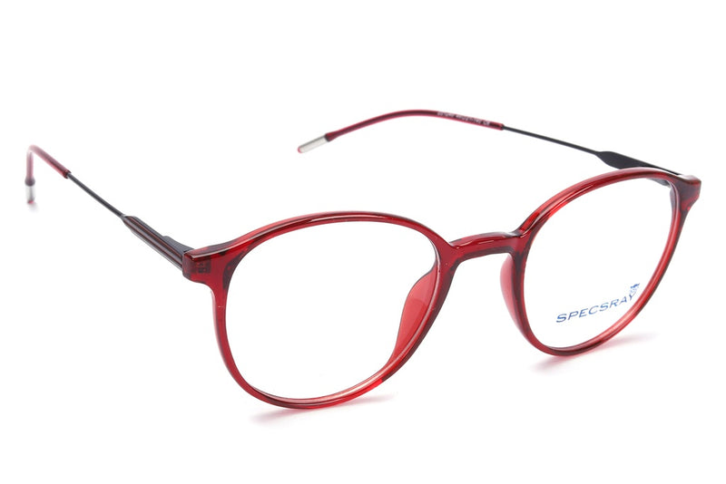 Round Full Rim Eyeglasses For Unisex