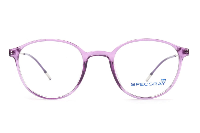 Round Full Rim Eyeglasses For Unisex