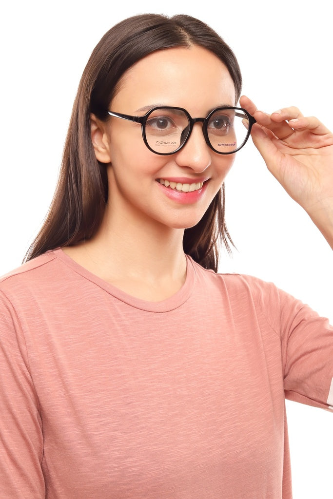 Round Full Rim Eyeglasses For Women