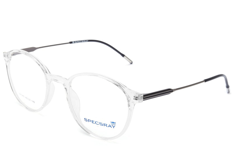 Round Full Rim Eyeglasses For Unisex