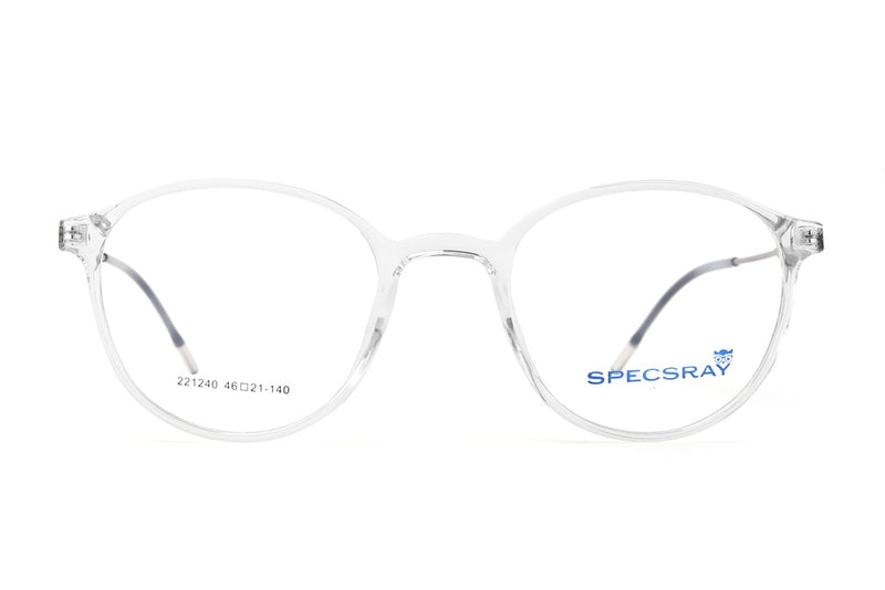 Round Full Rim Eyeglasses For Unisex