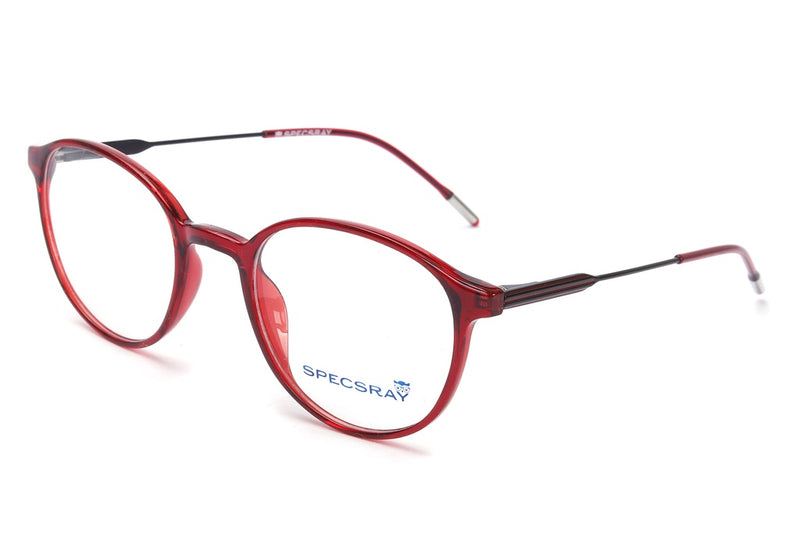 Round Full Rim Eyeglasses For Unisex