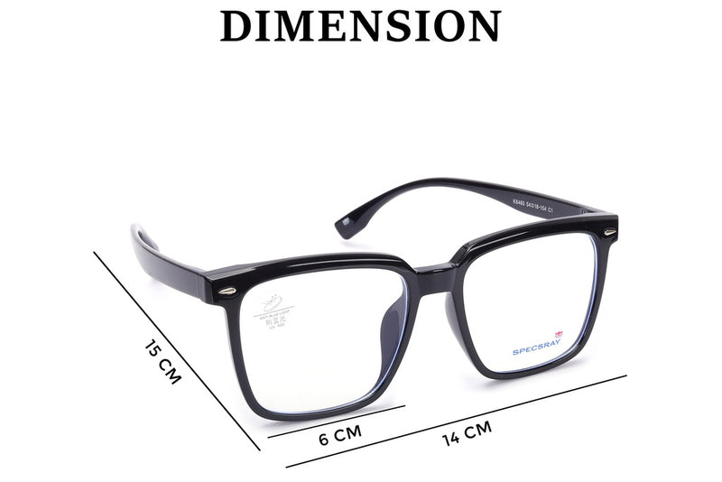 Square Full Rim Eyeglasses For Unisex